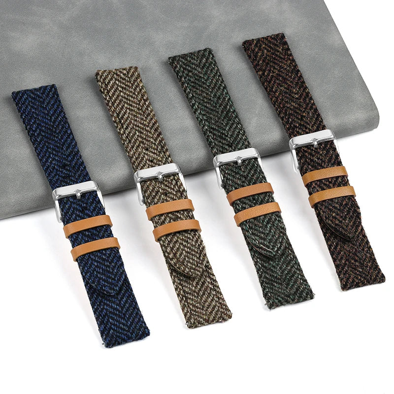 CowLost | bracelets-product_id-retro-nylon-leather-quick-release-wrist-strap-for-seiko-rolex-watchbands-unisex |12