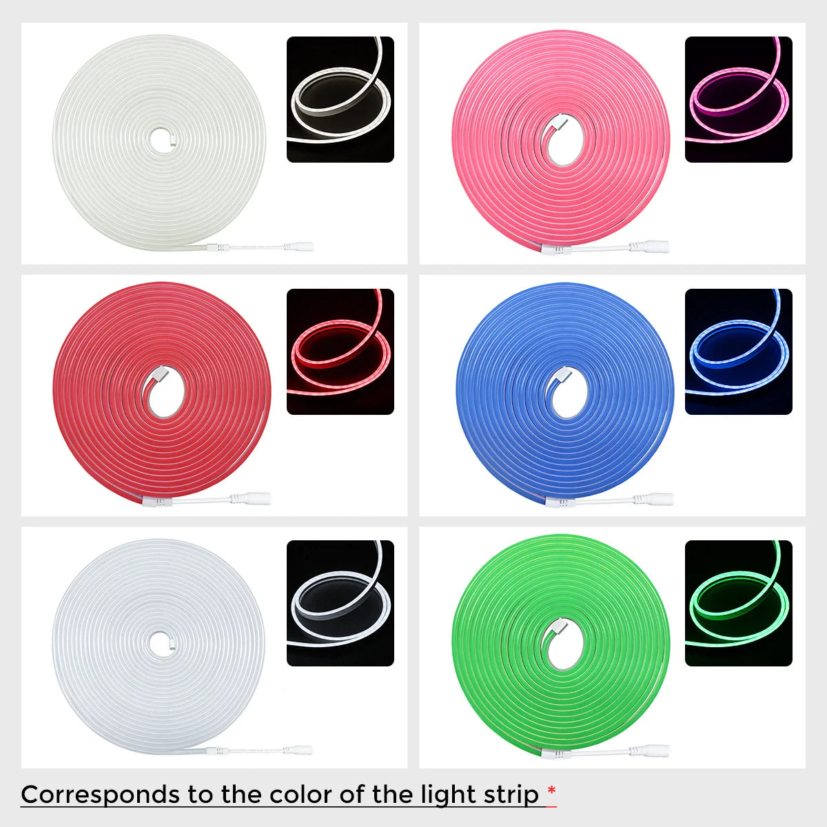 10M Warm White Neon LED Strip 120 LEDs/m IP65 Waterproof Cuttable for Indoor Outdoor Decor