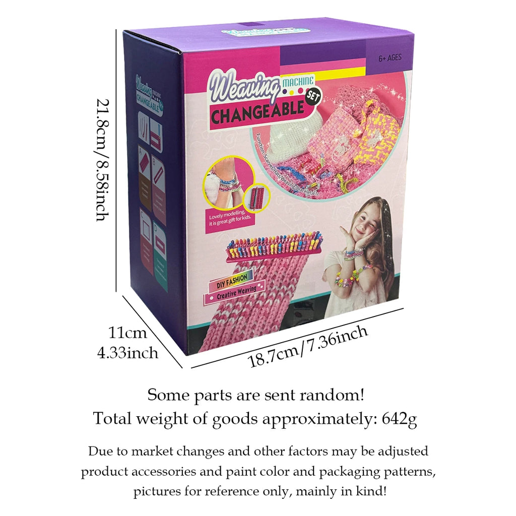 CowLost | product_id-diy-weaving-kit-for-kids-ages-6-arts-crafts-scarves-hats-and-bags |6