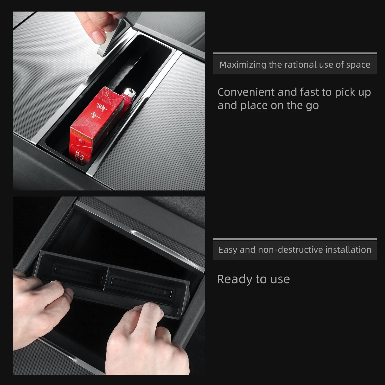 CowLost | for-tesla-model-3-highland-2025-central-control-storage-box |3