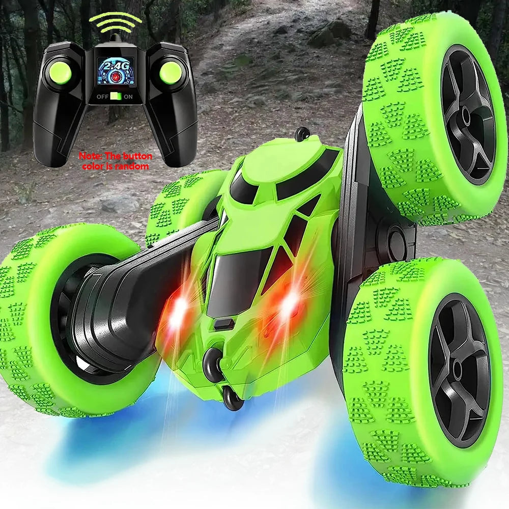 CowLost | rc-stunt-car-children-double-sided-flip-2-4g-remote-control-360-deree-rotation-off-road-drift-rc-car-gifts-for-kids-adults-boys |15