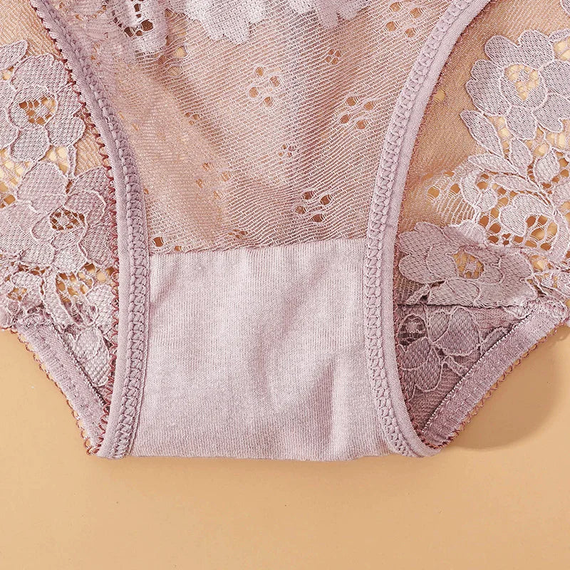CowLost | new-lace-panties-women-sexy-low-waist-briefs-hollow-out |3
