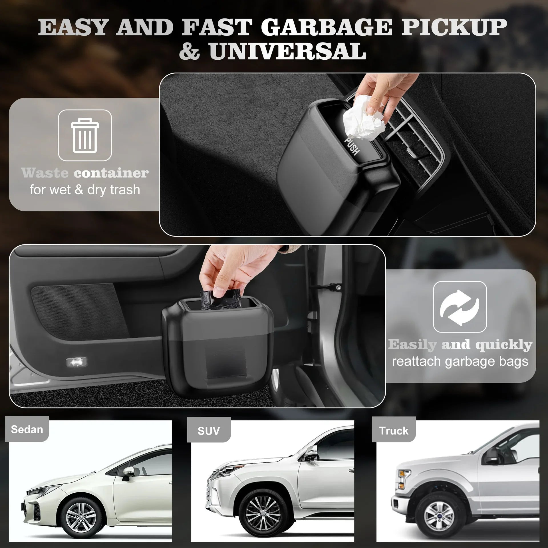 CowLost | product_id-mini-car-trash-can-hanging-side-door-storage-bin-auto-interior-accessory |2