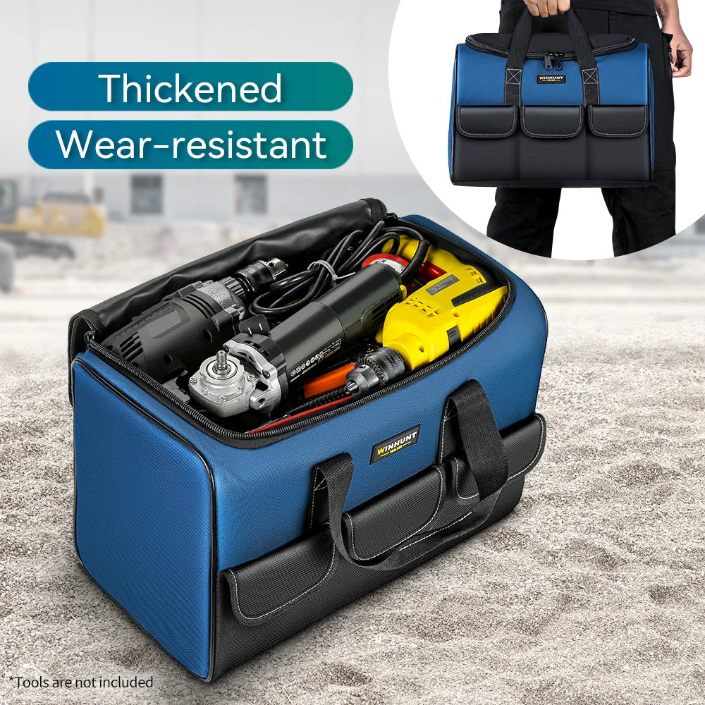 CowLost | product_id-heavy-duty-wide-mouth-tool-bag-with-pockets-organizer-for-tool-storage-and-transport |3