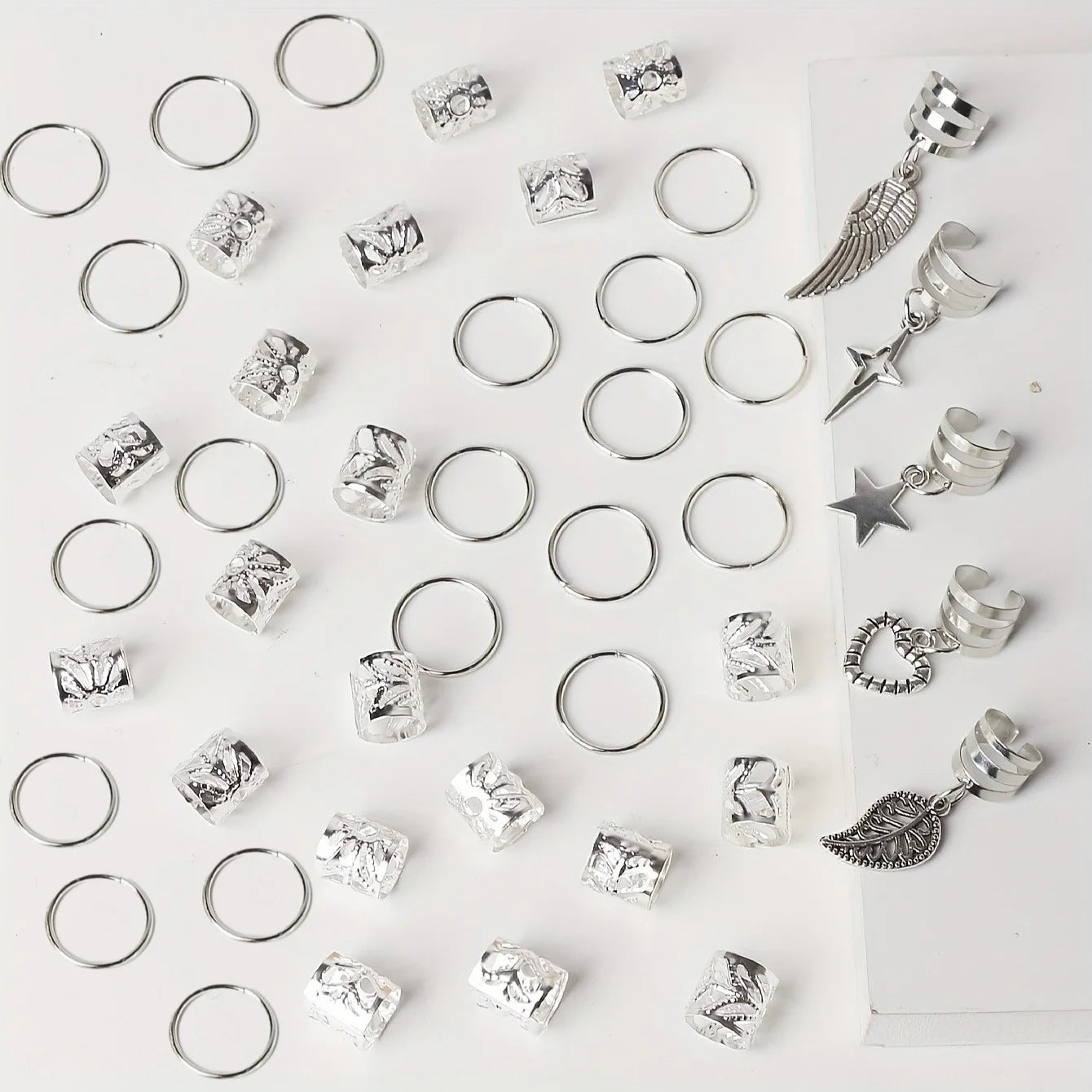 CowLost | 45pcs-alloy-braid-hair-ring-dreadlock |6