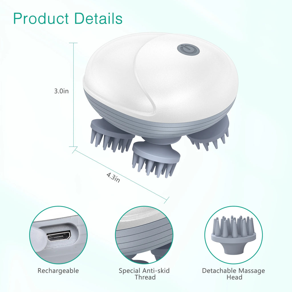ORIA Handheld Electric Cat Massager for Relaxation and Hair Growth
