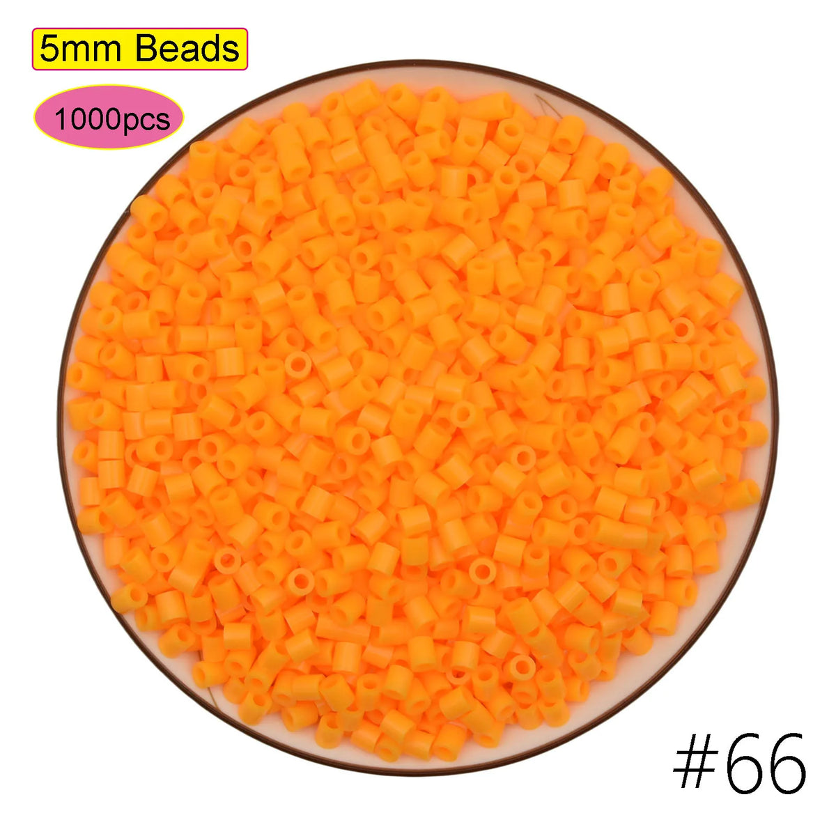 1000PCS 5MM Mixed Color Hama Beads DIY Gift Children's Toy Supplement OPP Bag
