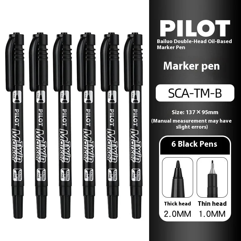 CowLost | product_id-pilot-oil-based-permanent-marker-pen-2-in-1-dual-tip-fine-bold-quick-drying-waterproof-smudge-proof |11