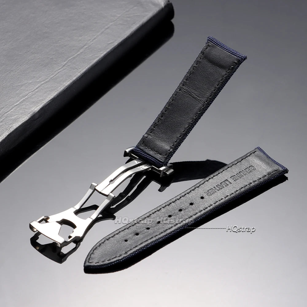 CowLost | product_id-nylon-canvas-watchband-20mm-22mm-for-omega-seamaster-300-with-folding-buckle |5