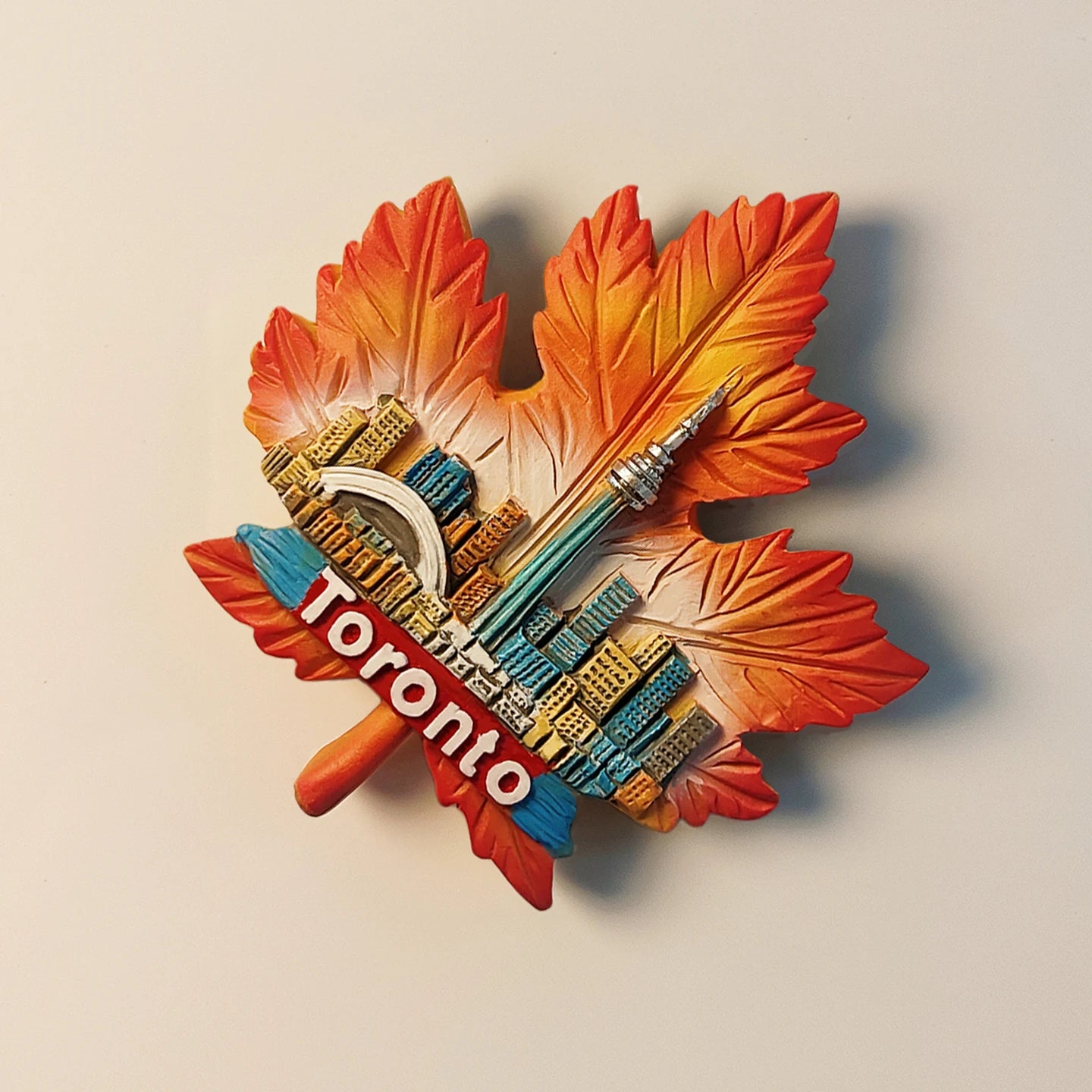 CowLost | product_id-toronto-tv-tower-maple-leaf-3d-resin-fridge-magnet-souvenir-decoration |2