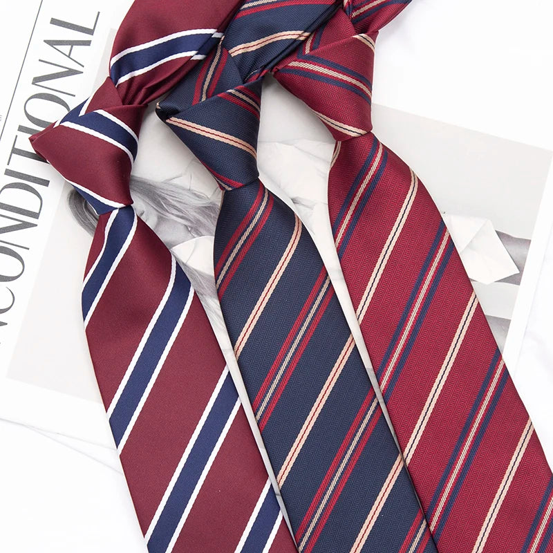 CowLost | jk-ties-women-striped-neck-tie-girls-japanese-style |7