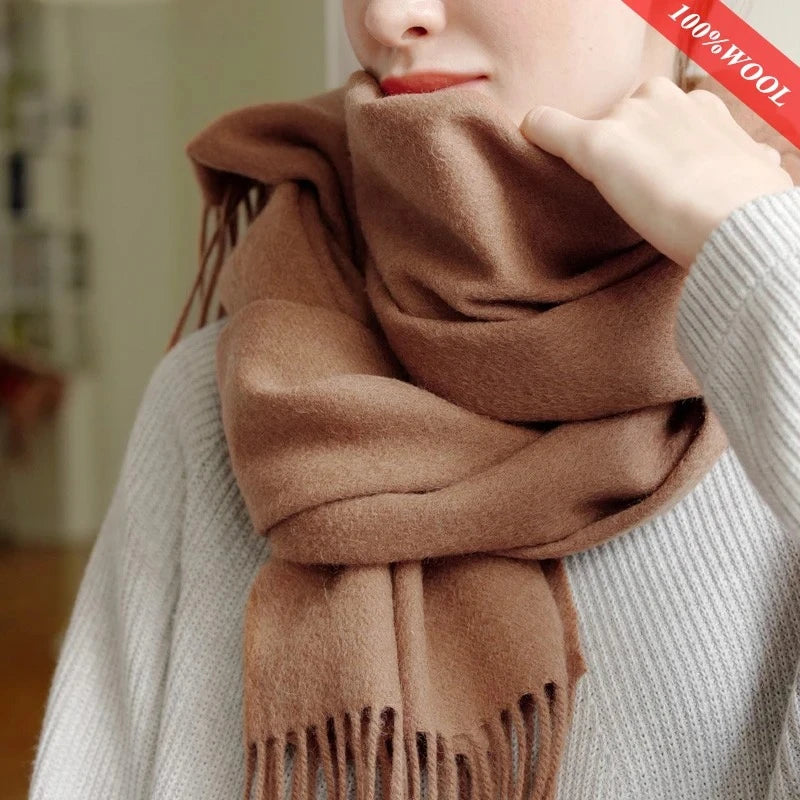 CowLost | solidlove-wool-winter-scarf-women |3