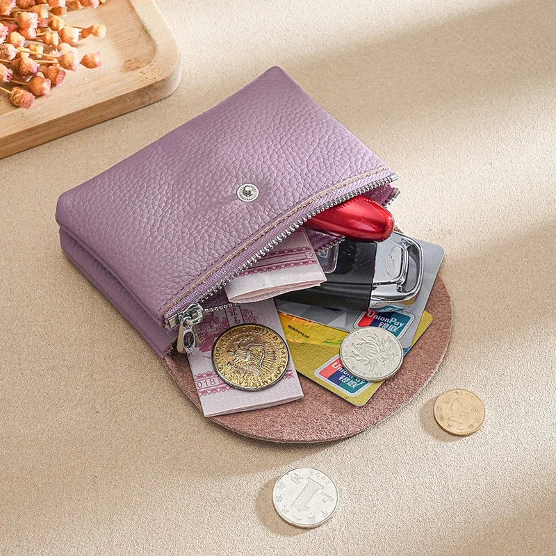 CowLost | activewear-pants-genuine-top-layer-cowhide-coin-purse-for-women |20