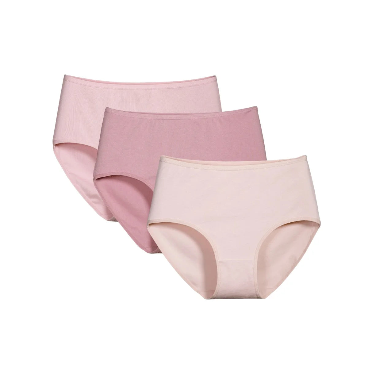 CowLost | product_id-3pcs-womens-cotton-high-waist-solid-color-briefs-xs-2xl |13