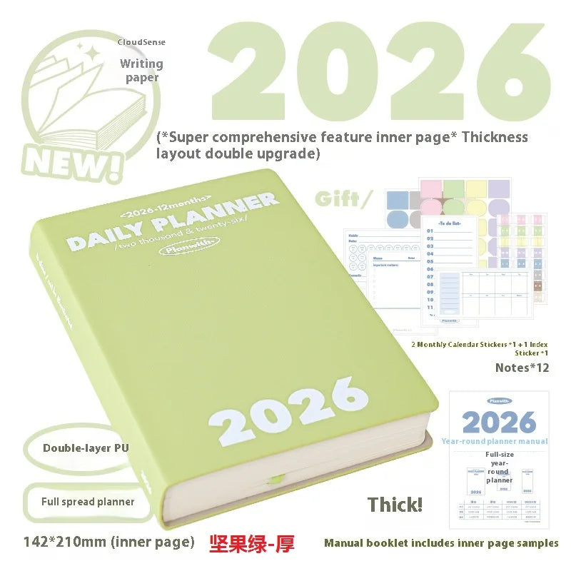 CowLost | product_id-planwith-2026-a5-planner-daily-weekly-monthly-agenda-notebook-with-multi-color-hard-cover |58