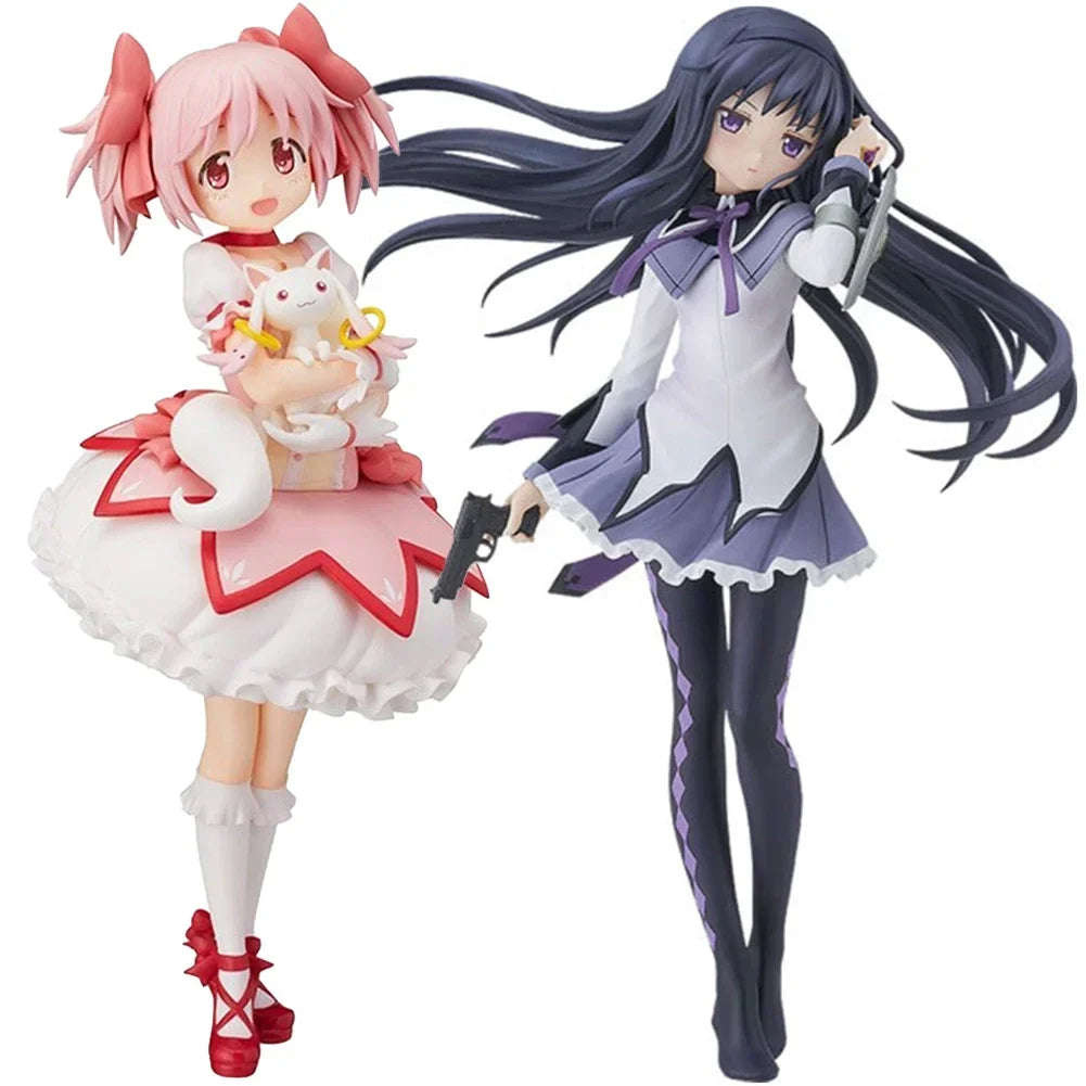 CowLost | 22cm-pmmm-kaname-madoka-akemi-homura-anime-action-figures-pvc-model-toy-gift |1