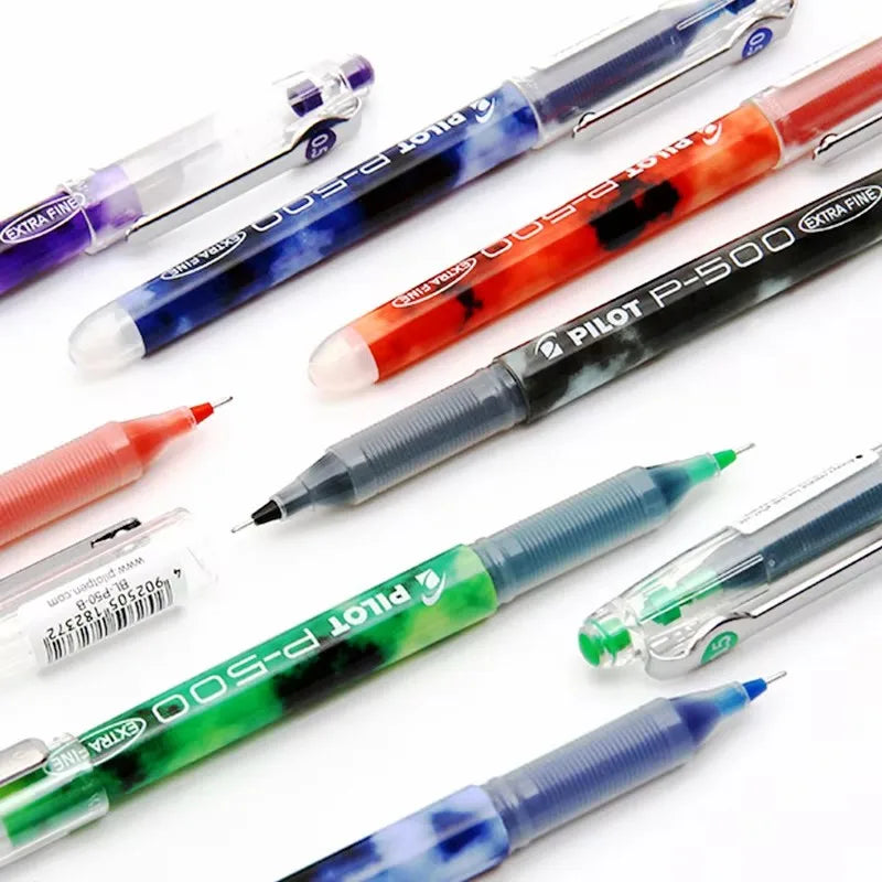 CowLost | product_id-pilot-p500-p700-gel-pens-0-5-0-7mm-black-red-blue-large-capacity-for-school-office-home-use |6