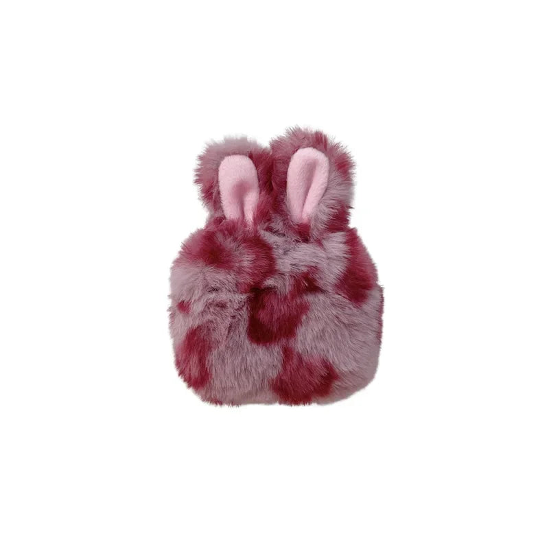CowLost | cartoon-leopard-print-rabbit-ear-plush-earphone-case-for-airpods-1-4-pro-2 |13