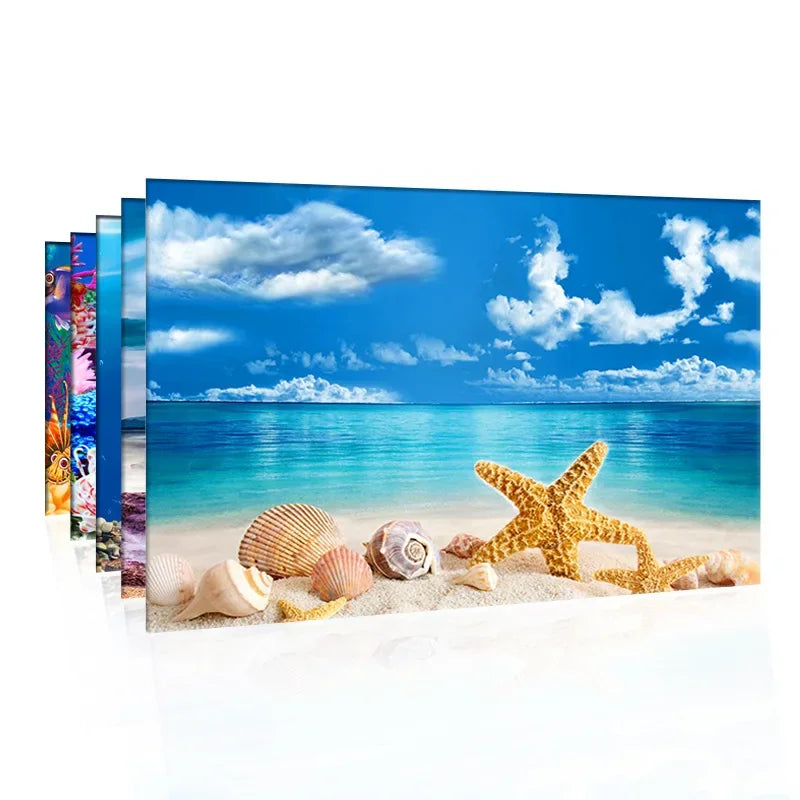 CowLost | seasonal-holiday-decorations-3d-aquarium-background-sticker-poster-for-fish-tank-decoration |2