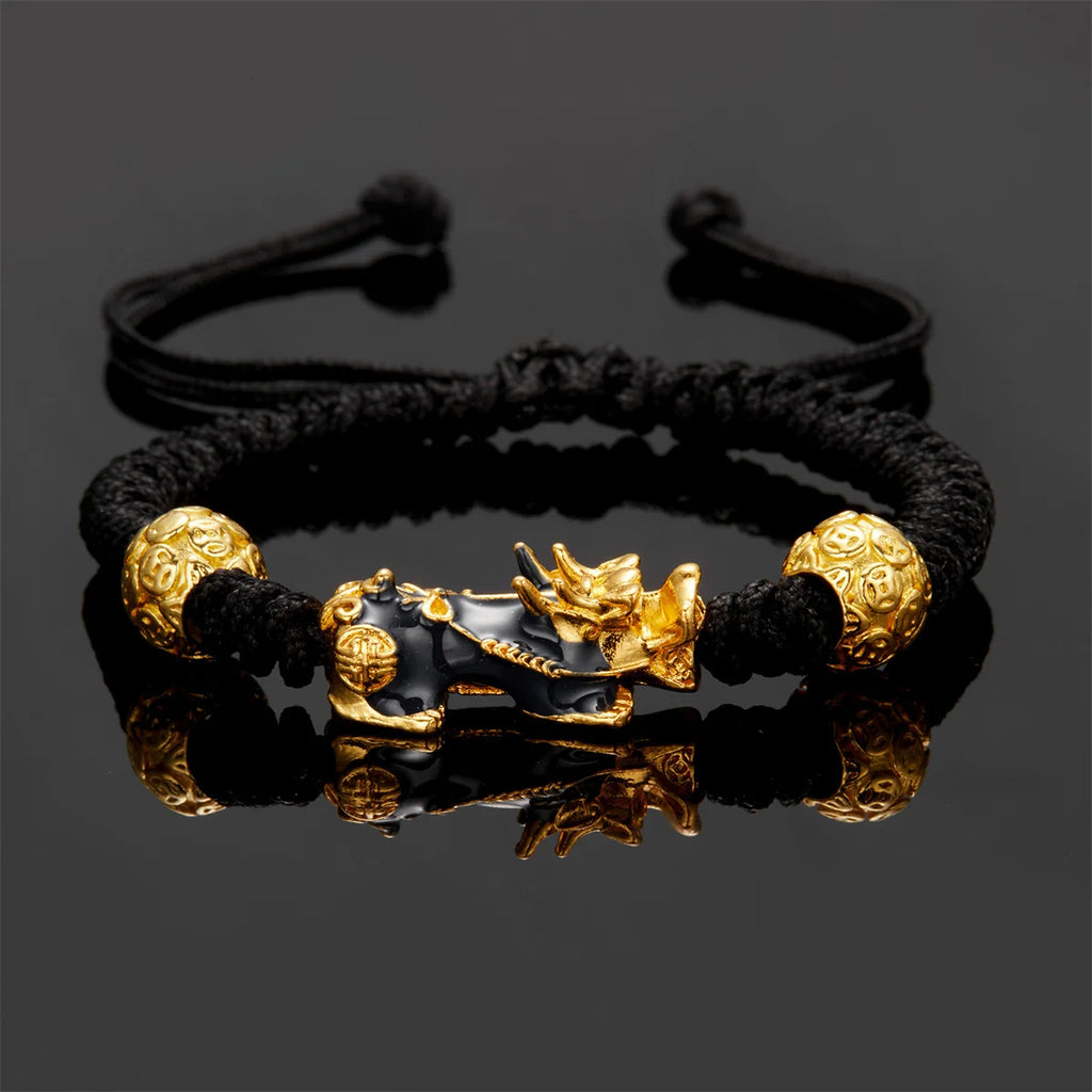 Feng Shui Pixiu Changing Color Prayer Beads Bracelet for Men and Women
