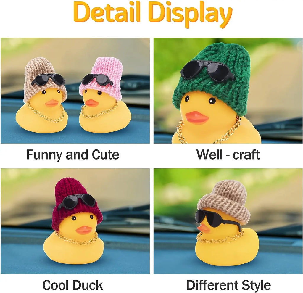 CowLost | product_id-car-rubber-duck-dashboard-ornament-with-mini-bachelor-cap-decoration |4