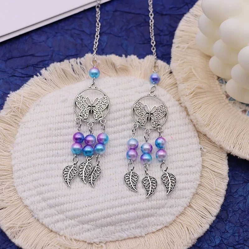 CowLost | product_id-alloy-dream-catcher-butterfly-car-rearview-mirror-pendant-auto-decoration-gift |13