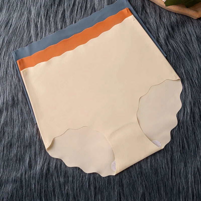CowLost | product_id-6pcs-women-high-waist-seamless-ice-silk-briefs-m-xxl |3
