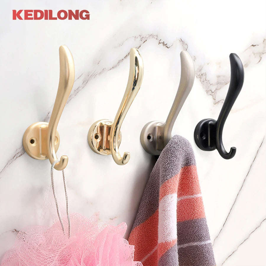 CowLost | modern-minimalist-zinc-alloy-black-clothes-hook-furniture |3