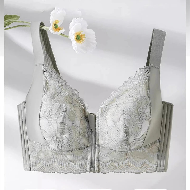 CowLost | product_id-womens-front-zipper-bra-with-back-gathering-correction-anti-sagging-comfort-warmth |3