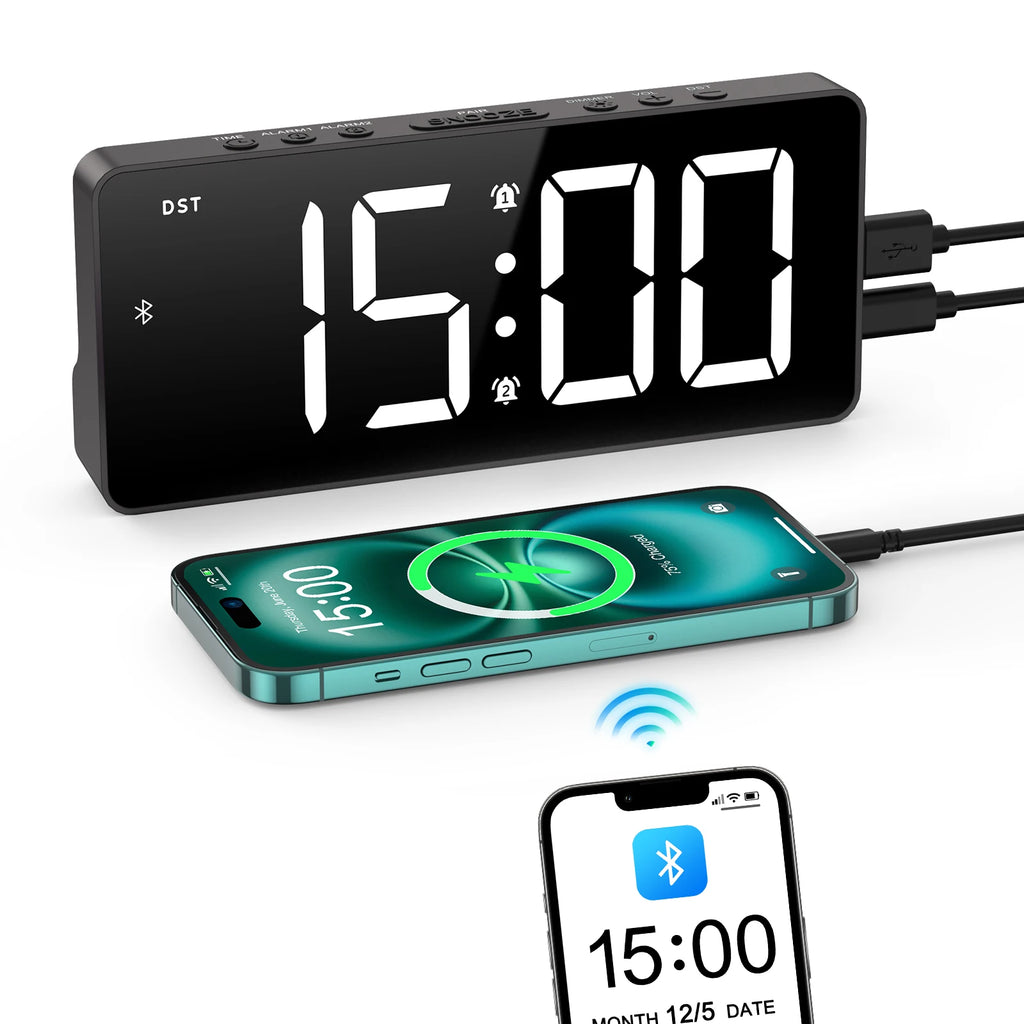 CowLost | product_id-oria-7-led-digital-alarm-clock-with-bluetooth-auto-time-sync-for-home-office |1