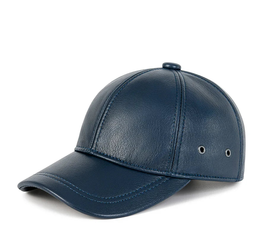 CowLost | feinion-genuine-leather-unisex-baseball-cap |7