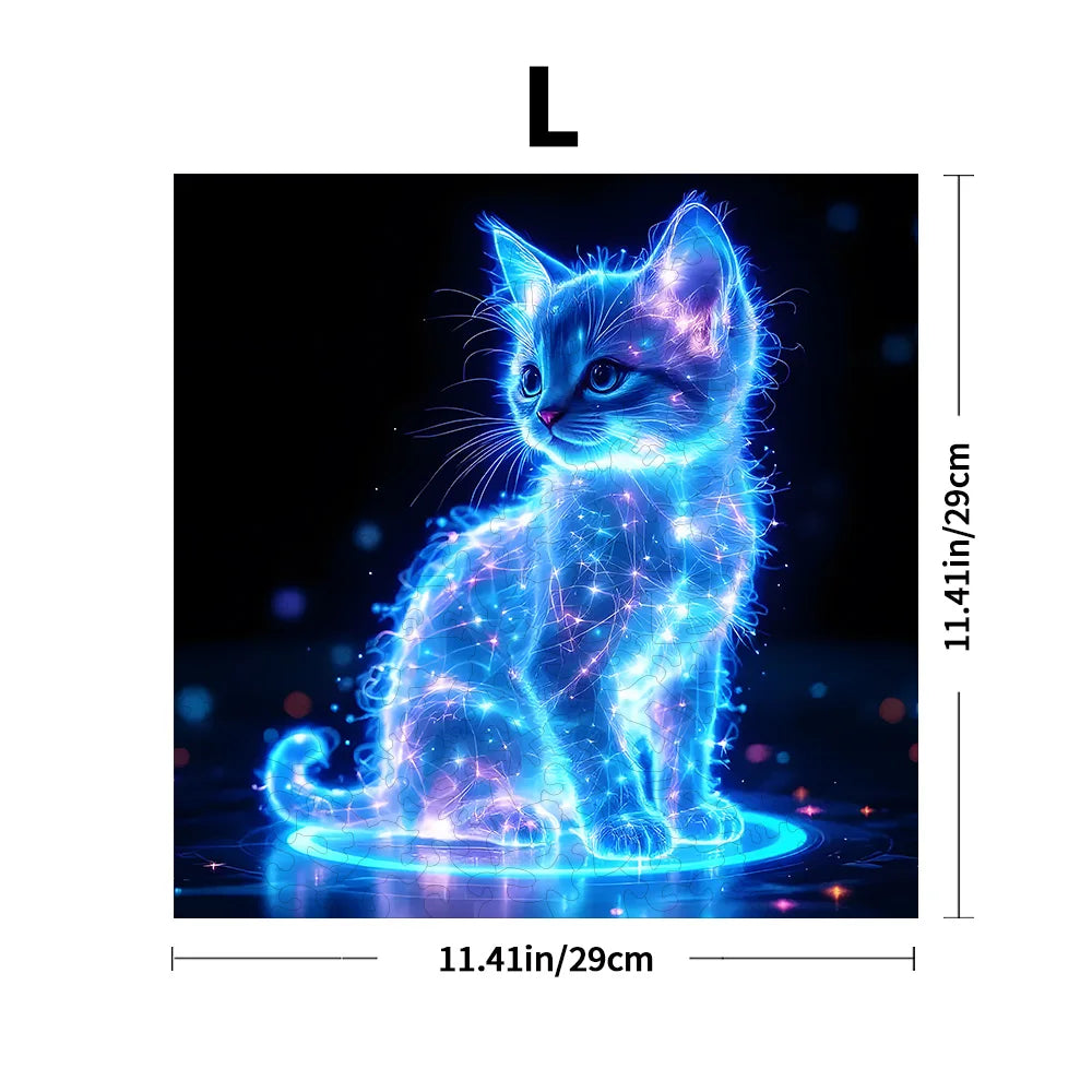 CowLost | product_id-fluorescent-cat-wooden-jigsaw-puzzle-for-adults |8