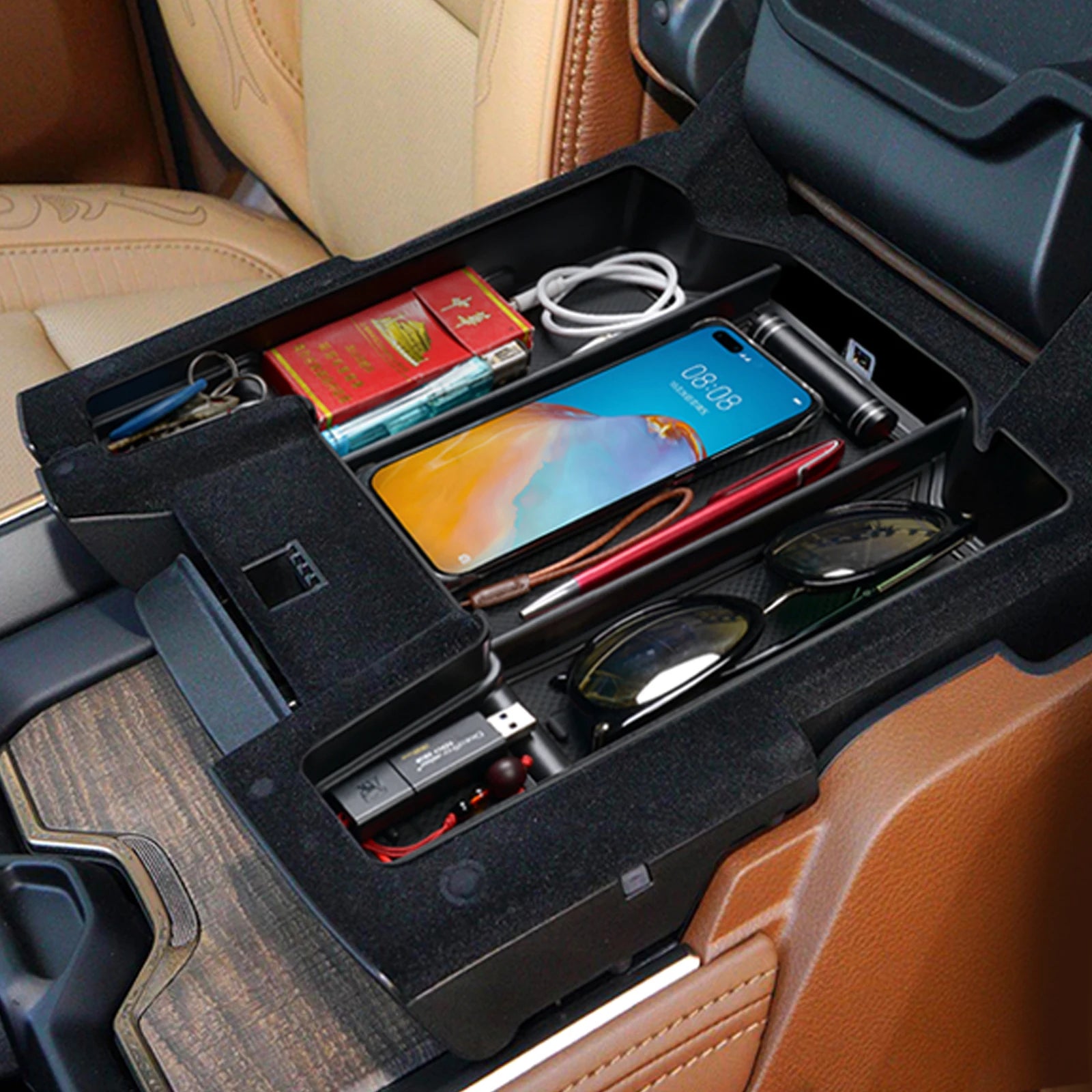 CowLost | for-dodge-ram-1500-2500-3500-2019-2026-car-storage-box-interior-accessorie |8