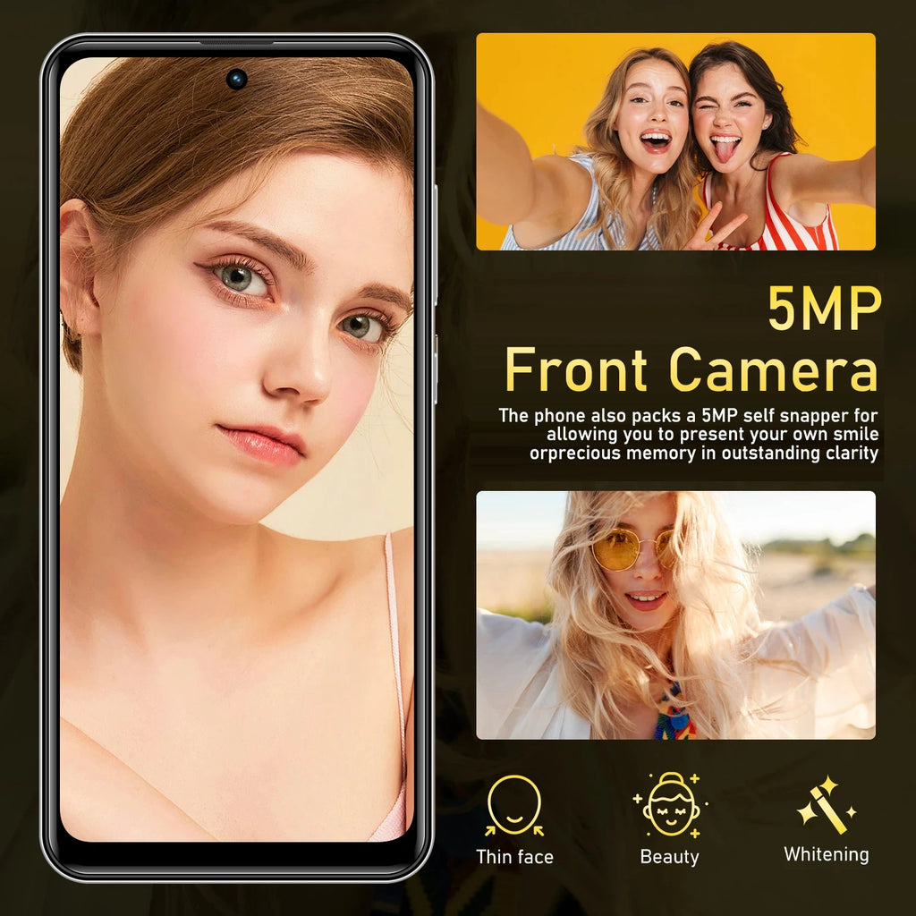 CowLost | fuffi-pura80-pro-smartphone-4gb-32gb-3100mah-battery-5-13mp-camera-6-56-inch-5g-network-dual-sim-android-phone |4