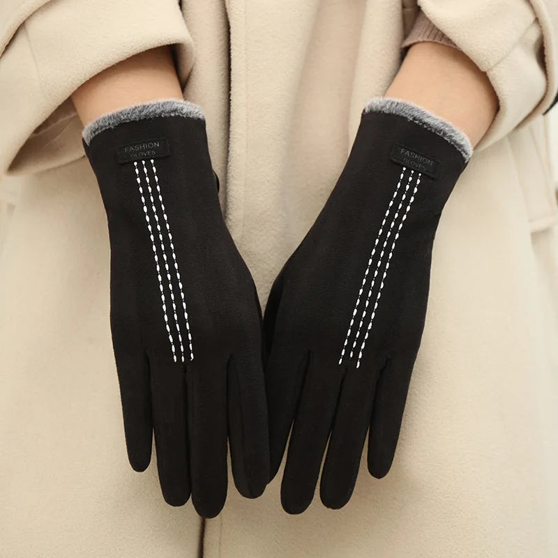 CowLost | winter-womens-gloves-vintage-windproof-touch-screen |16