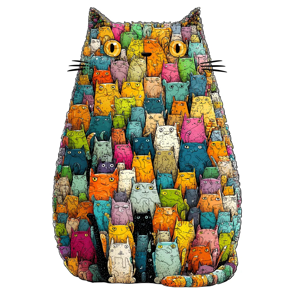 CowLost | product_id-colorful-cat-wooden-jigsaw-puzzle-large-unique-shape-difficulty-5 |1