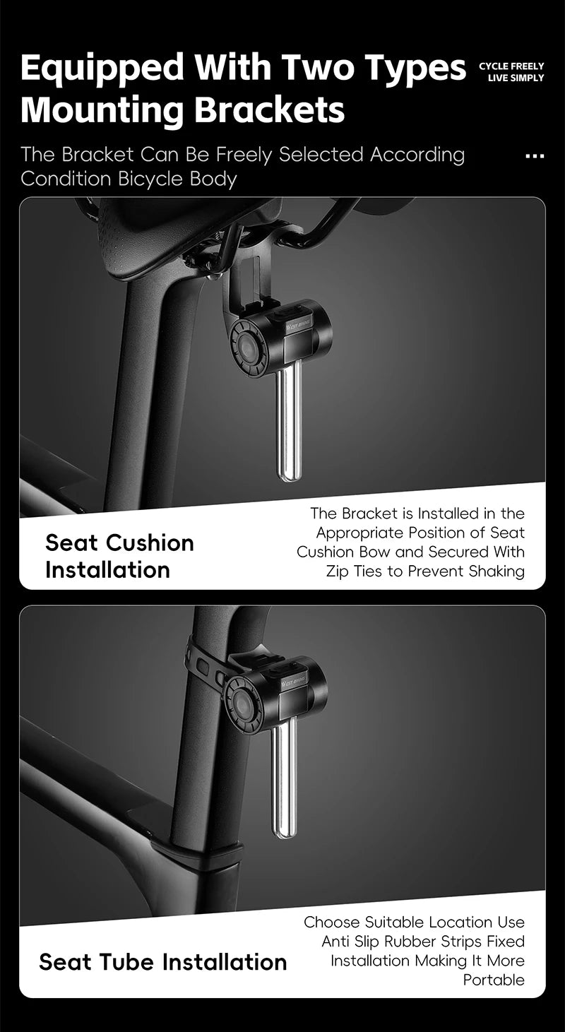 CowLost | west-biking-bicycle-taillight-power-display-intelligent-sensing-navigation-bike-rear-light-type-c-charging-led-mtb-bike-light |20