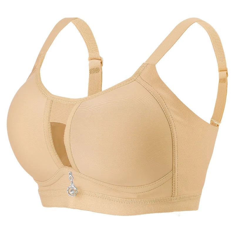 CowLost | product_id-fallsweet-seamless-wireless-plus-size-push-up-bra-with-pendant-breathable-no-pad-brassiere-for-women |12