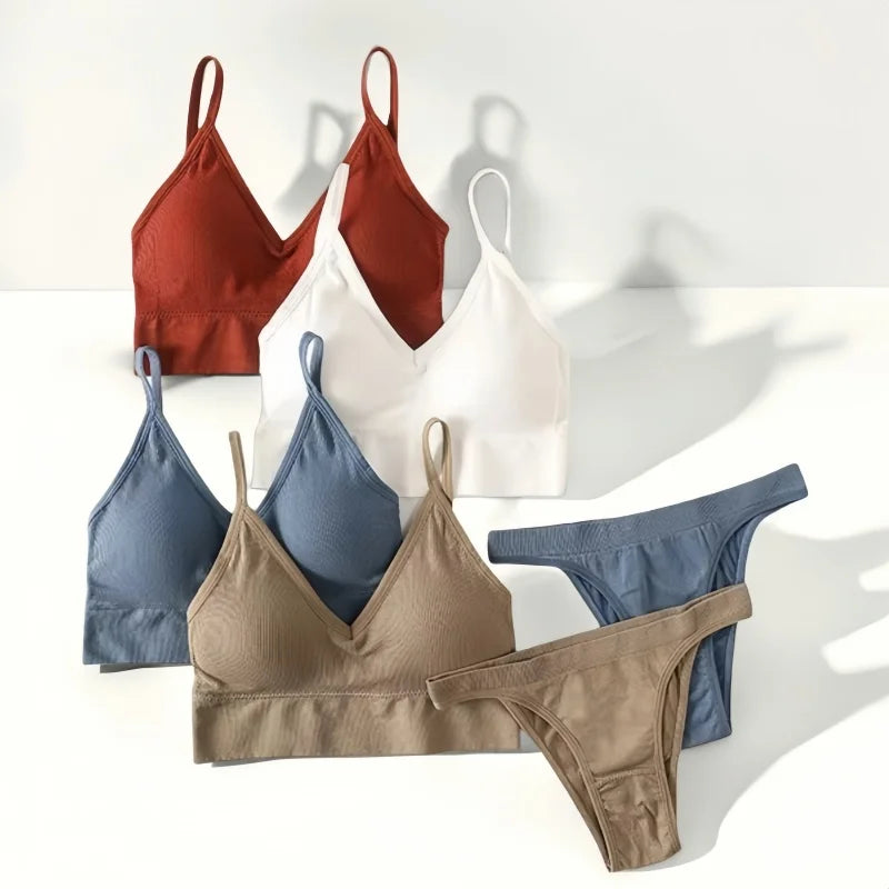 CowLost | product_id-seamless-wire-free-sports-bra-and-low-rise-brazilian-panty-set-for-women |1