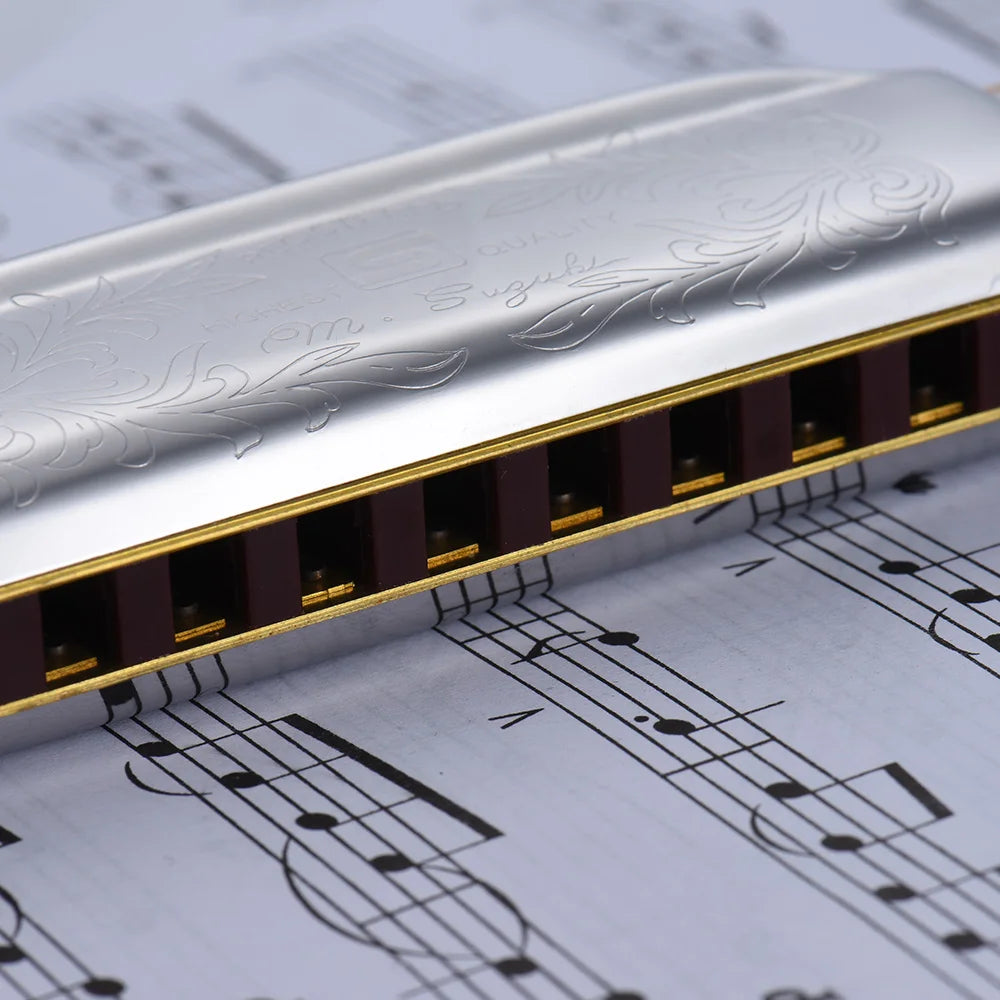 CowLost | product_id-folkmaster-10-hole-diatonic-blues-harmonica-key-of-c-with-20-tones-a-b-e-f-g-standard |5