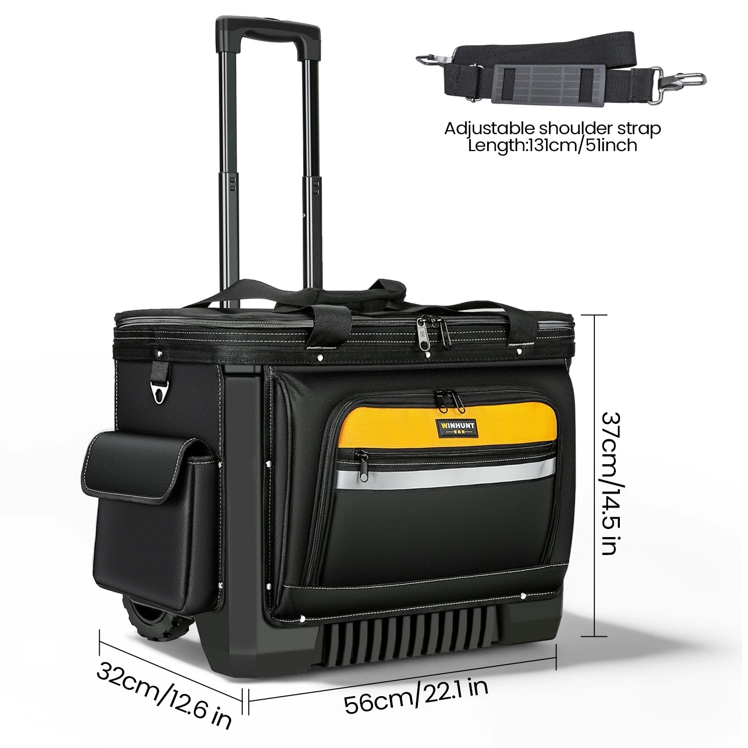 CowLost | product_id-winhunt-rolling-tool-bag-with-wheels-portable-storage-organizer-tote |12