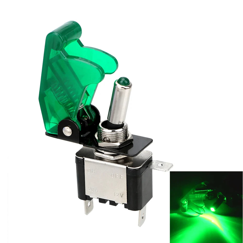 CowLost | product_id-12v-20a-spst-toggle-rocker-switch-with-led-and-protective-cover-for-car-on-off-control |14