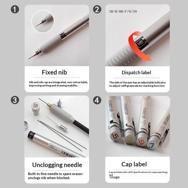 CowLost | product_id-staedtler-925-metal-mechanical-pencil-0-3-2-0mm-shatter-proof-for-technical-drawing-exams |4