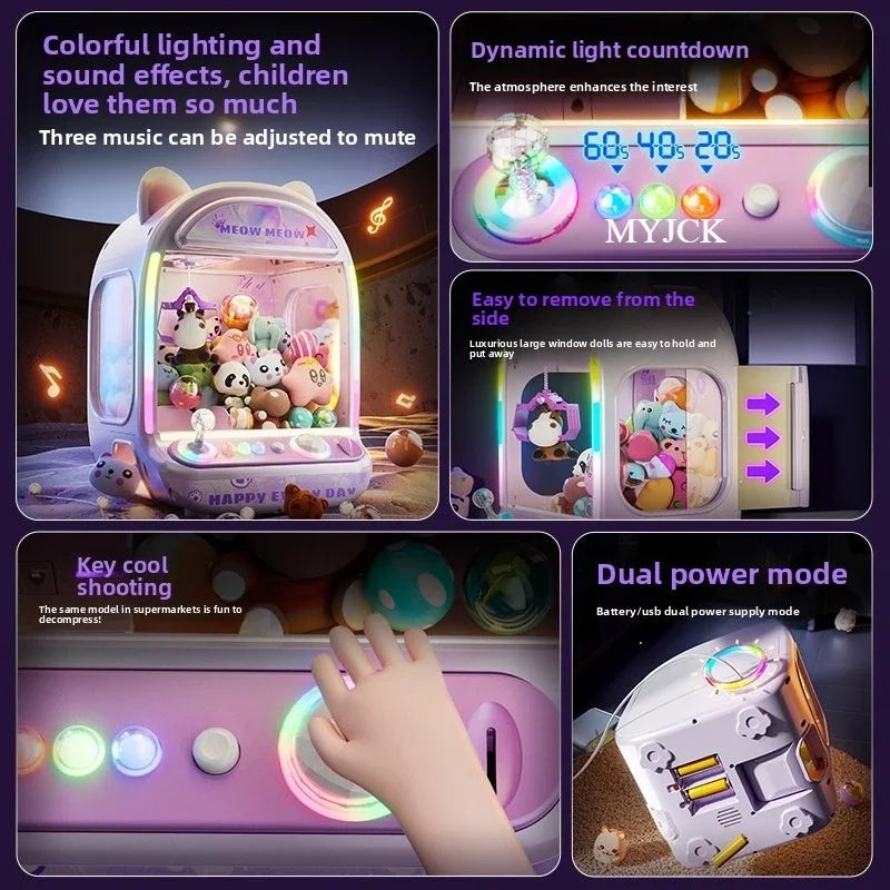 CowLost | product_id-diy-automatic-coin-operated-mini-claw-crane-doll-machine-toy-with-music-for-kids-christmas-gifts |5