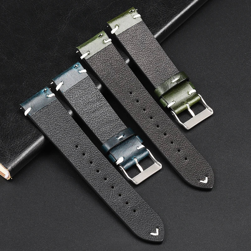 CowLost | bracelets-product_id-retro-oil-wax-calfskin-leather-watchband-for-seiko-quick-release-18mm-20mm-22mm |5
