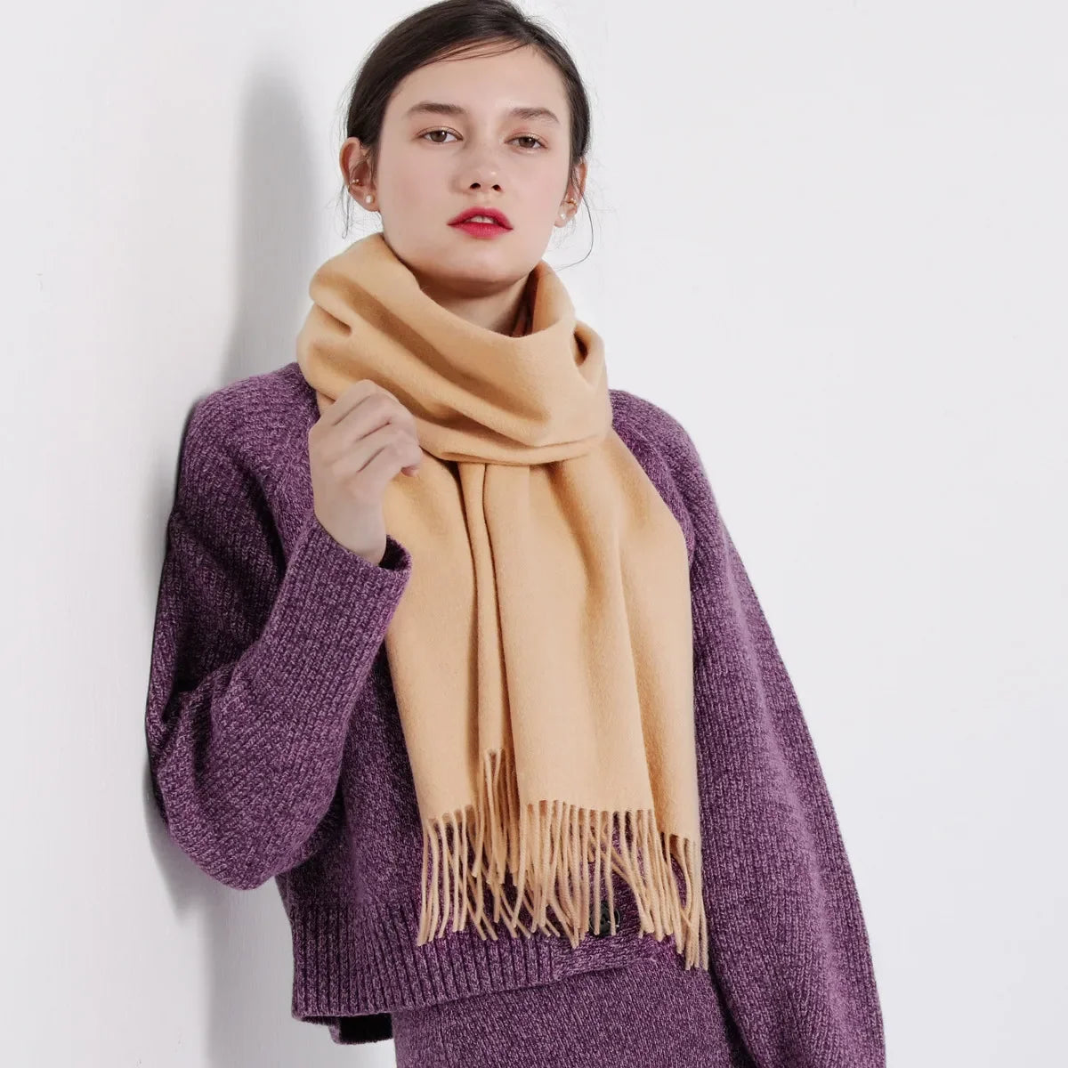 CowLost | solidlove-wool-winter-scarf-women |62