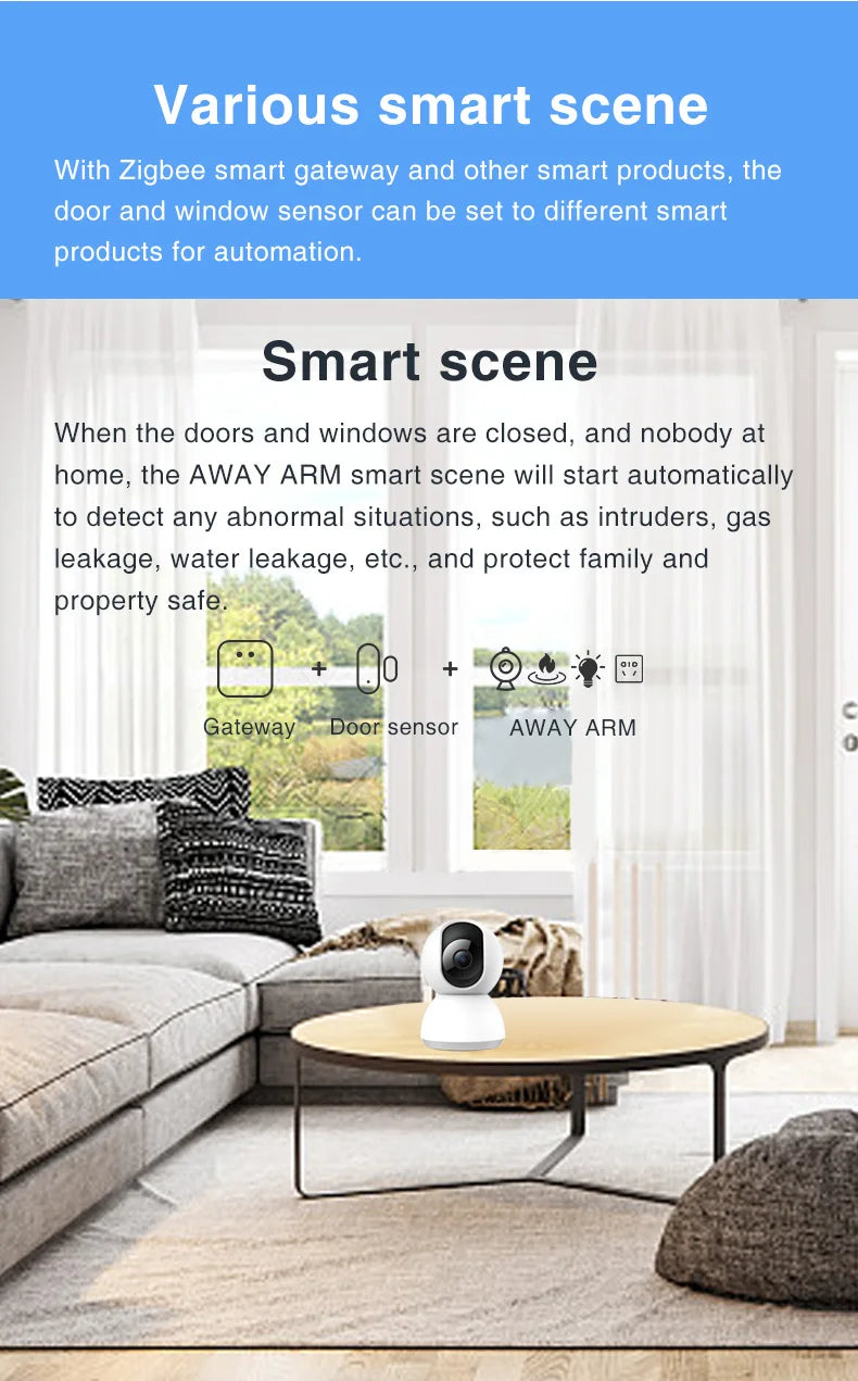CowLost | tuya-zigbee-door-sensor-door-open-closed-detector-home-intelligent-linkage-smart-life-control-need-zigbee-hub-to-work |11