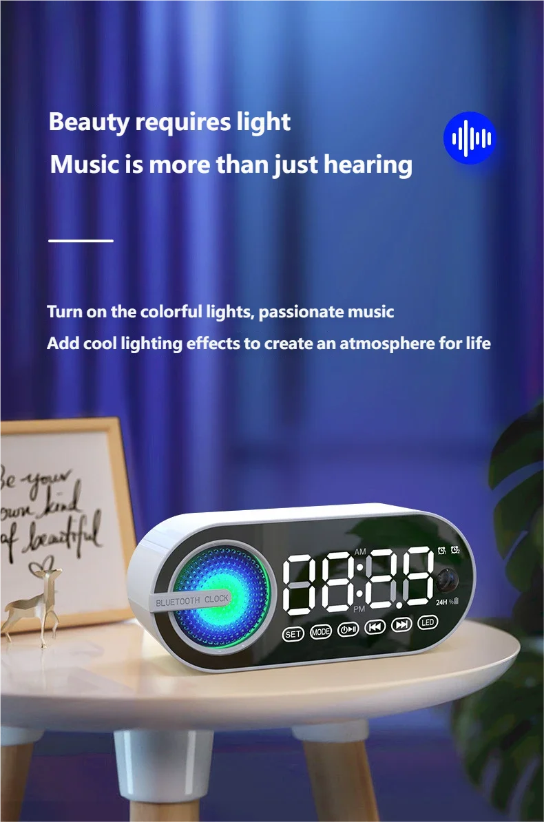CowLost | product_id-homefish-smart-wireless-bluetooth-mini-speaker-alarm-clock-portable-subwoofer-gift |7