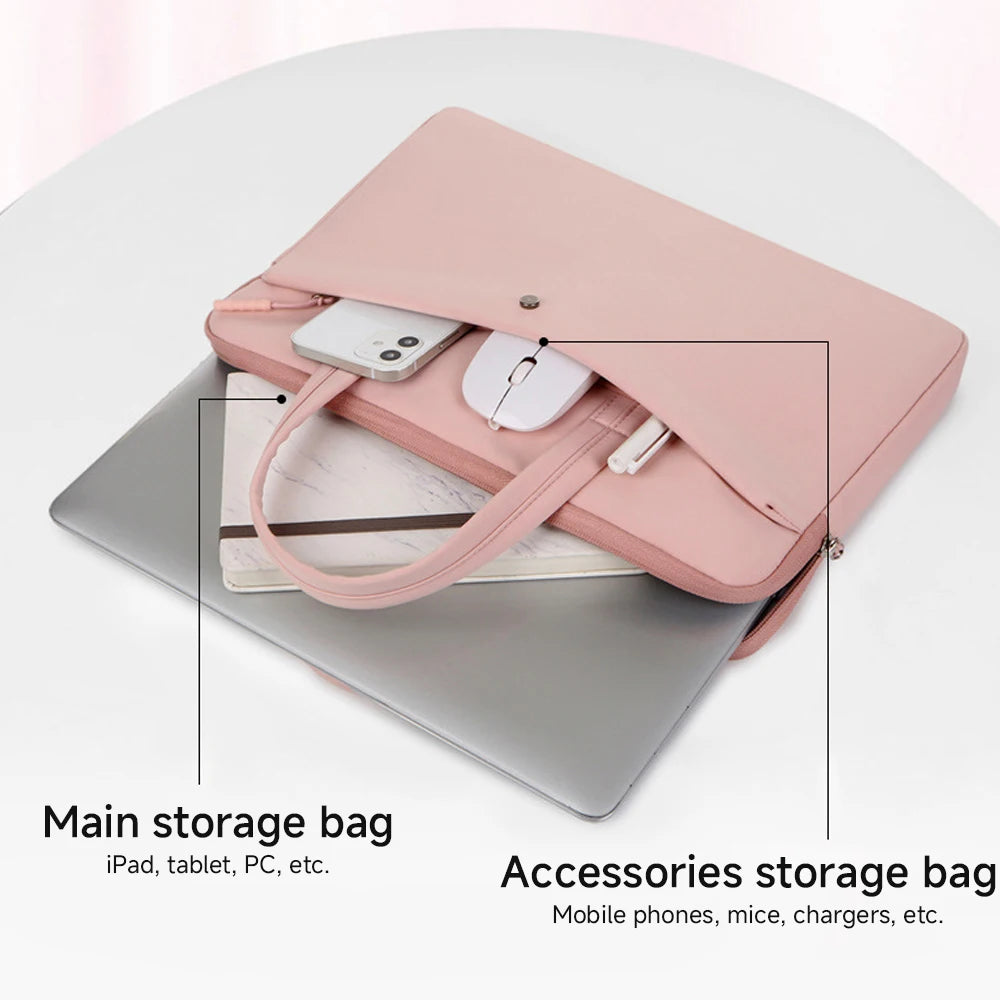 CowLost | laptop-case-13-3in-14-6in-15-6in-handbag-for-macbook-air-pro-lenovo-xiaomi-hp-tablet-moblie-phone-laptop-bag-tablet |7