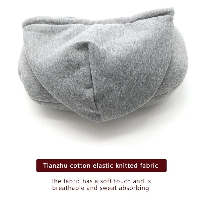 CowLost | travel-pillows-product_id-portable-u-shape-neck-pillow-with-hood-for-travel-and-privacy-protection |3